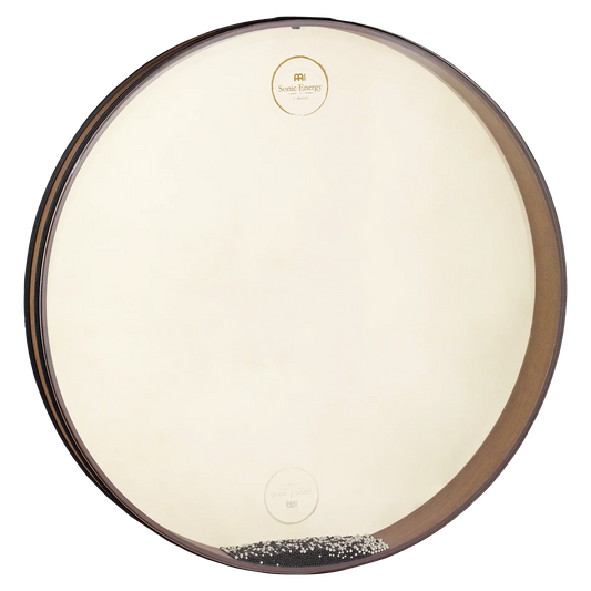 22-inch wave ocean drum in walnut brown with a natural goat skin head — view 1 of 8