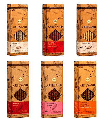 Artisanal 30-pack incense sticks in six scents — image 1 of 17