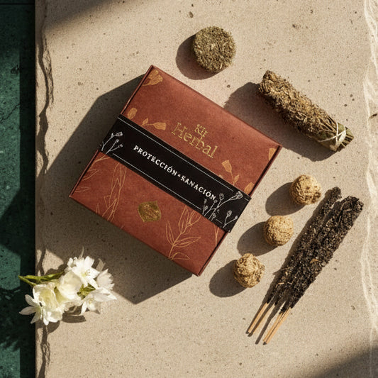 Sage Herbal gift box with its cleansing contents
