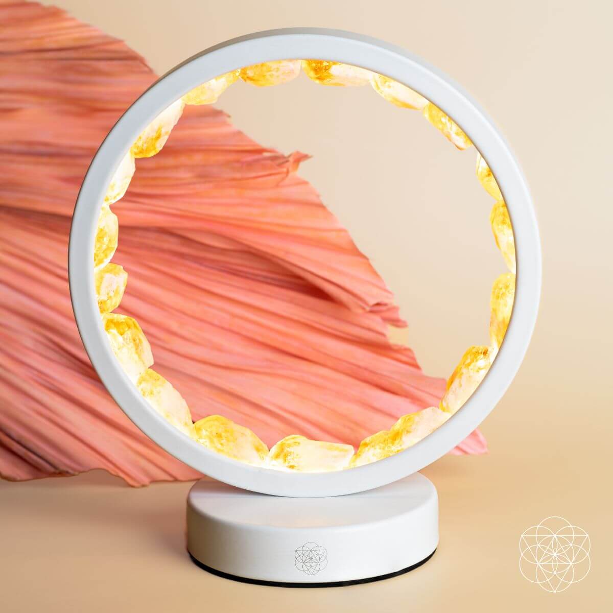 Citrine Halo Lamp — Infinite Abundance Manifestation Light