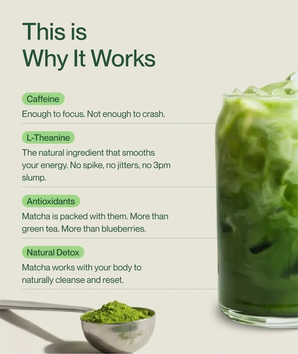 Morning Made matcha latte three-pack including the original blend