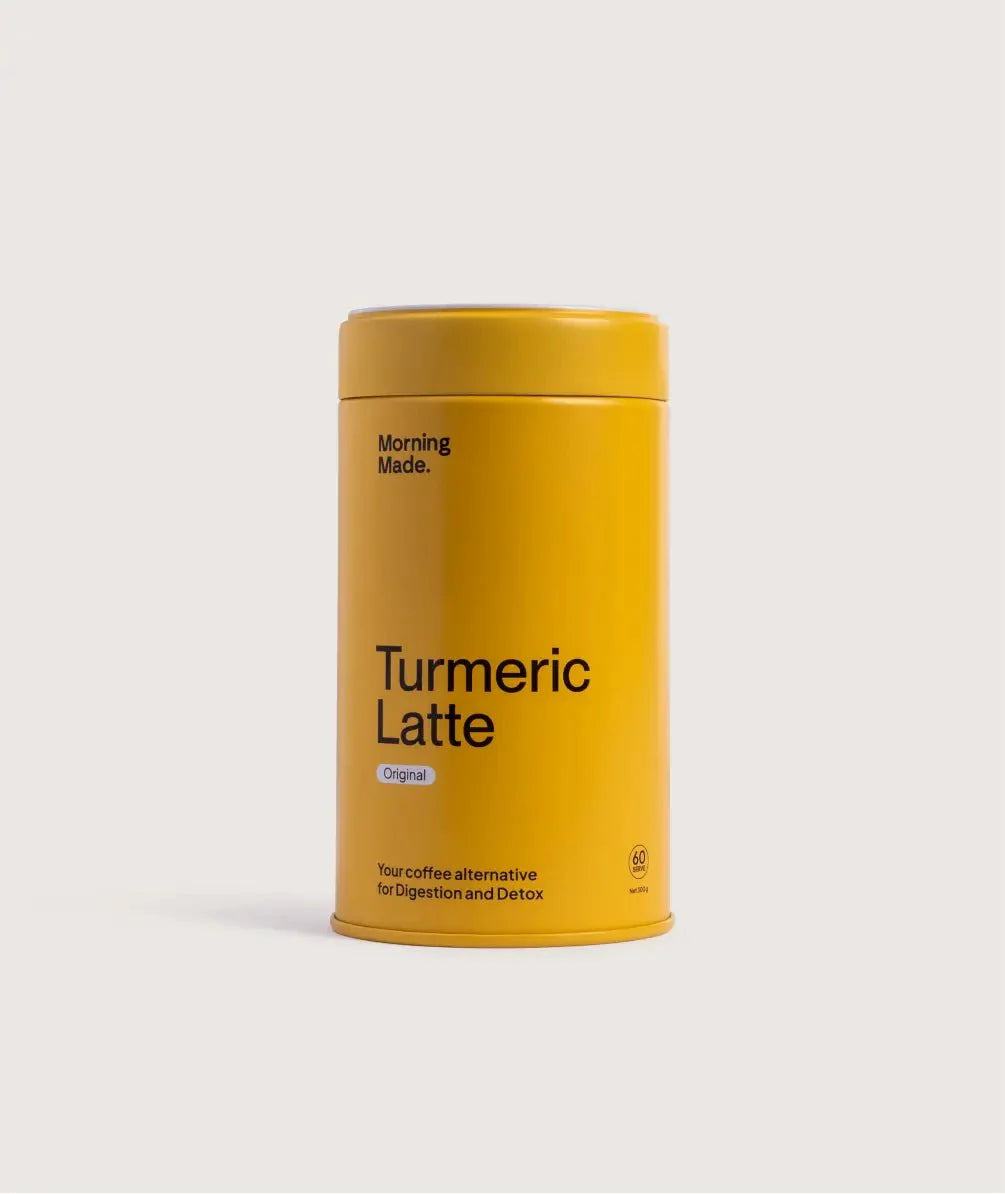 Tin of Original Turmeric Latte blend by Morning Made