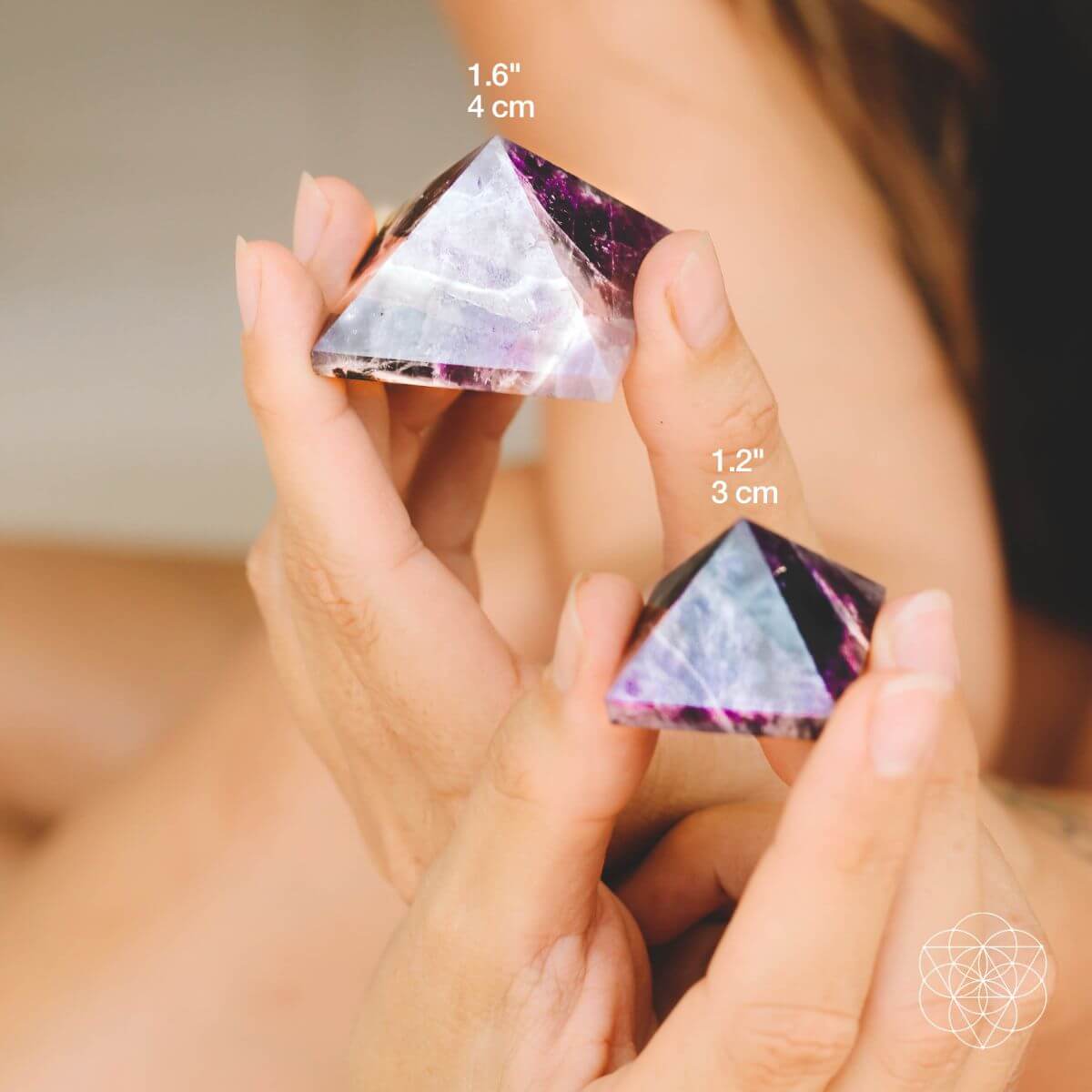 Natural amethyst pyramid with deep purple tones, associated with love and devotion — view 2 of 6