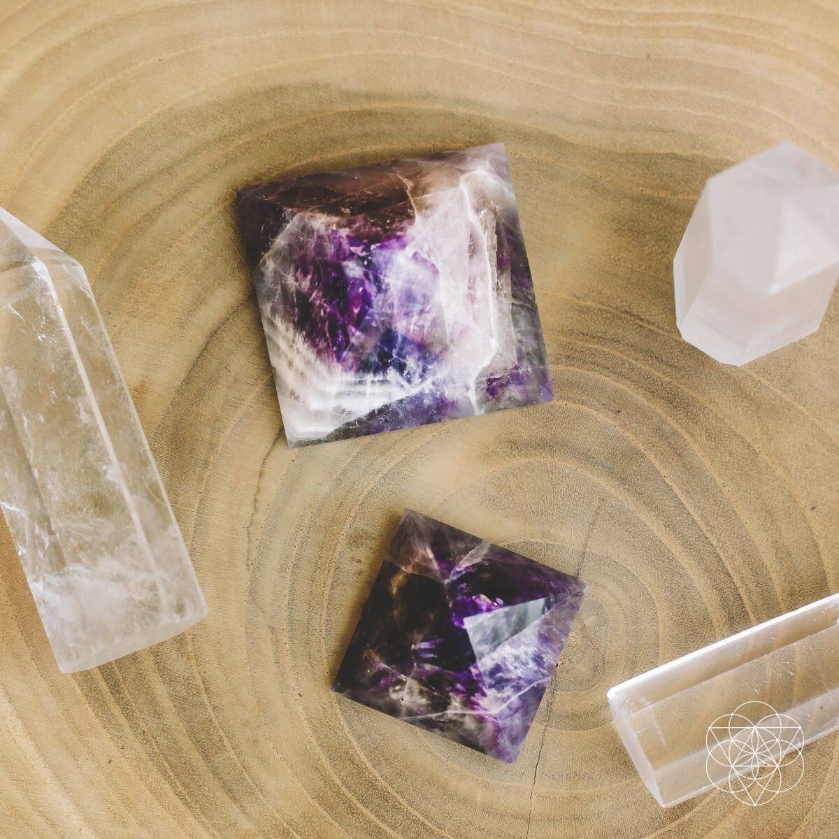 Natural amethyst pyramid with deep purple tones, associated with love and devotion — view 4 of 6