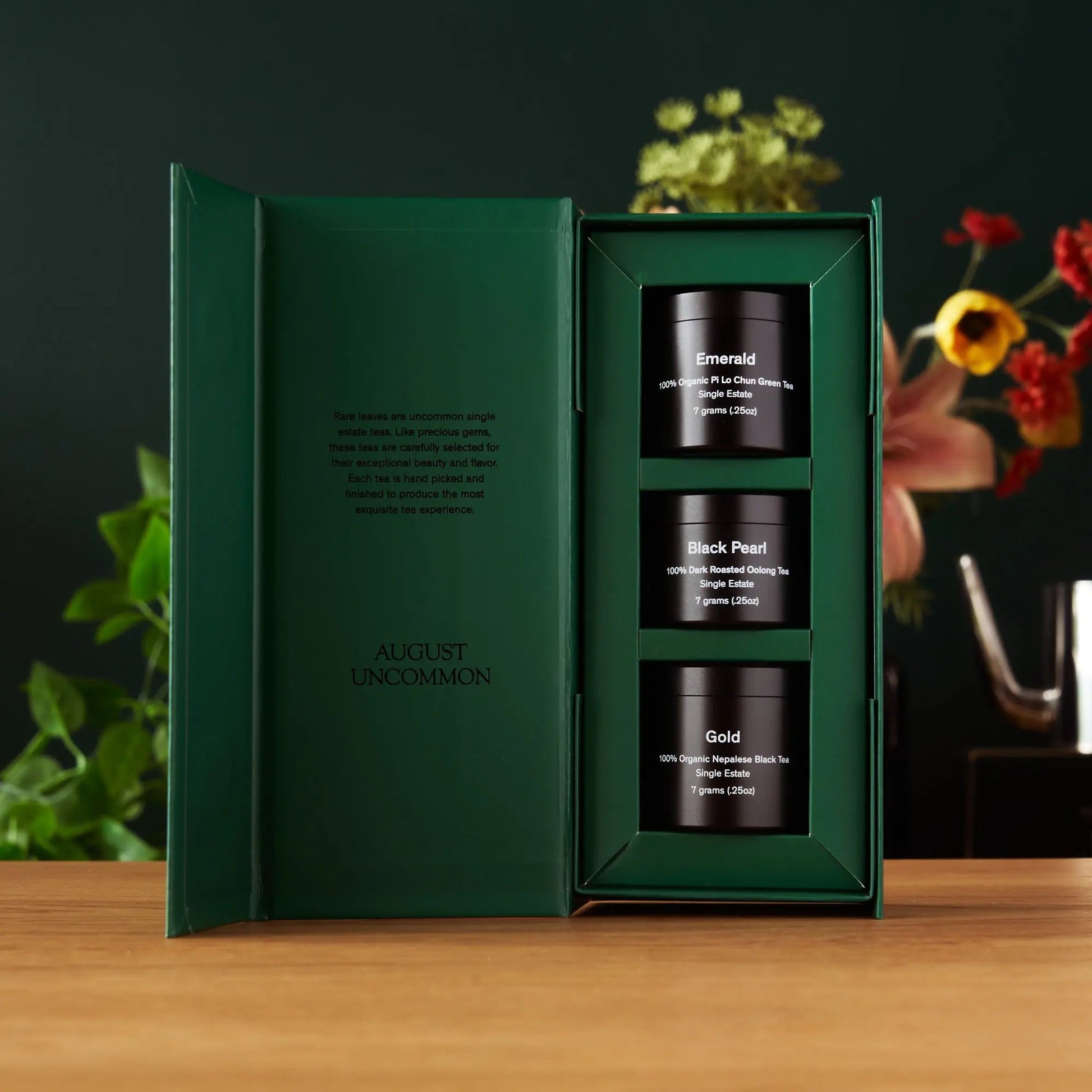 Rare Leaves single-origin tea sampler box — additional product view 2.