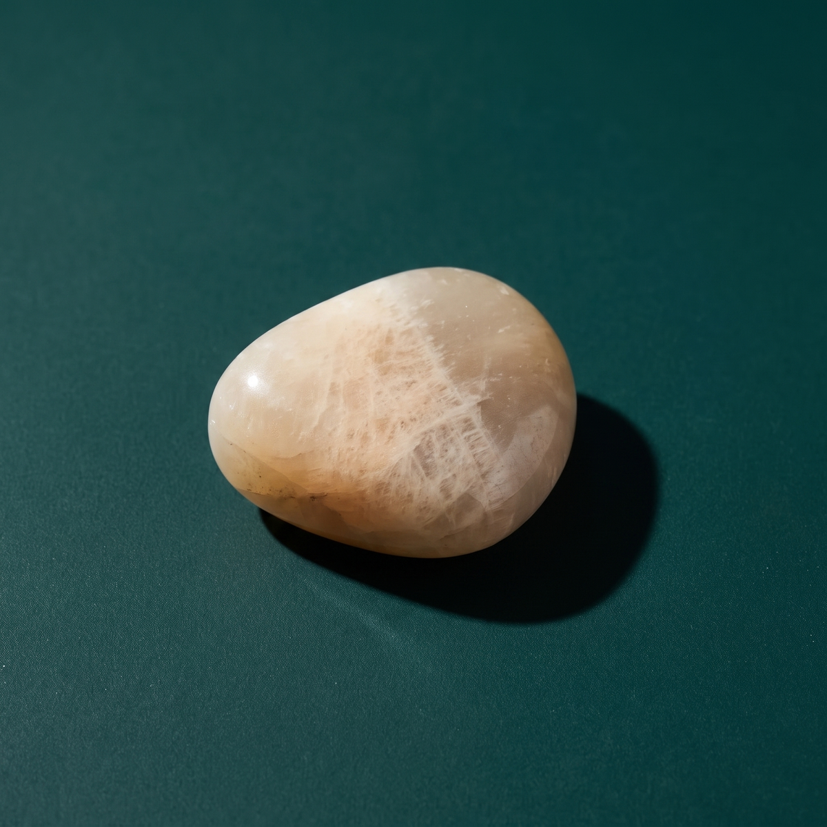 Multi-Color Moonstone Tumbled Stone — The Traveler's Stone for Intuition – product view