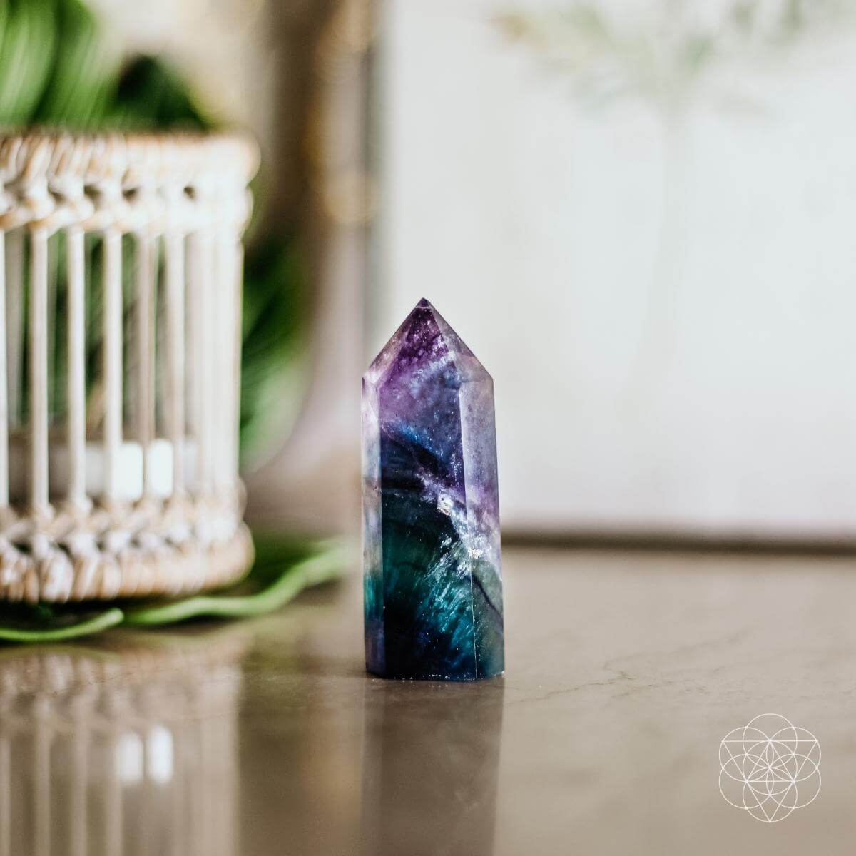 The Cleansing Stone — Natural Fluorite for Clarity & Clear Energy