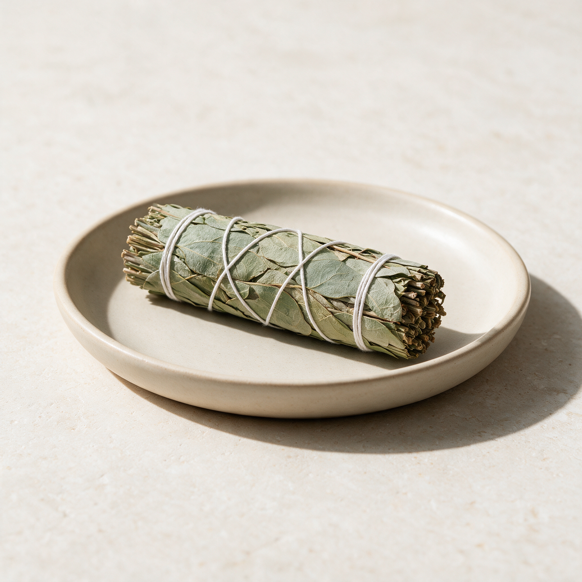 California Eucalyptus Smudge Stick — Energizing Space-Clearing Bundle (4 in.) – ritual context