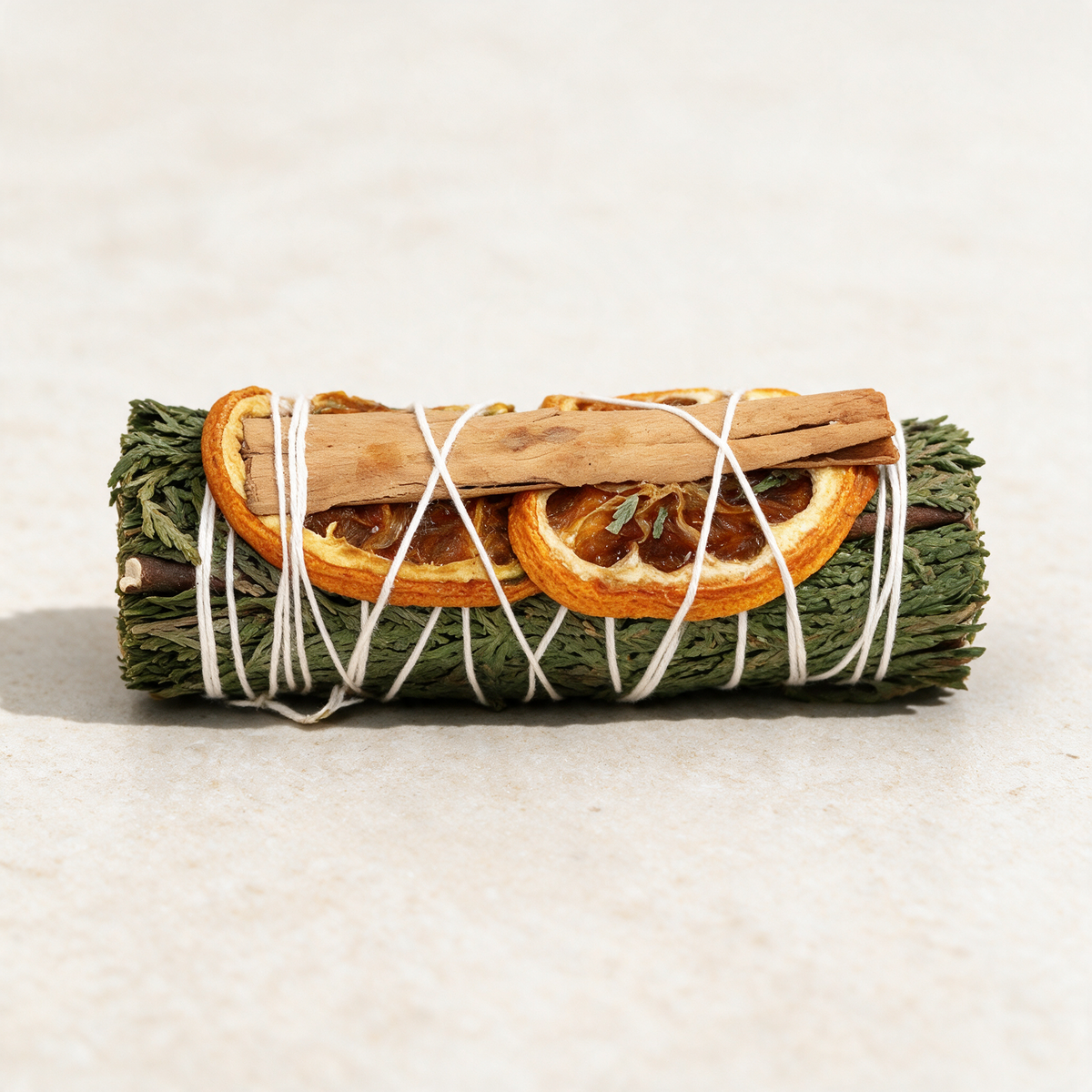 Cedar, Orange & Cinnamon Smudge Stick — Balance & Protection Bundle (4 in.) – product view