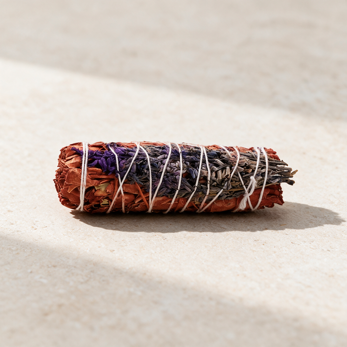 Dragon Blood Sage & Lavender Smudge Stick (4 in.) — Shadow Work & Calm – product view