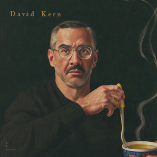 Illustrated portrait of David Kern, one of the Temple's editorial quills