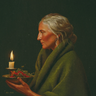 Illustrated portrait of Ida Falk