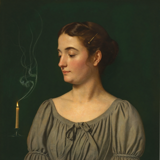 Illustrated portrait of Iris Fern, one of the Temple's editorial quills